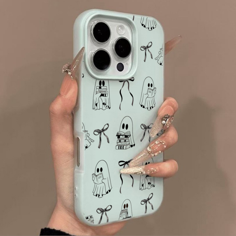 Cute Halloween Book Ghost Bow  - Apple Iphone 16 recension och pris