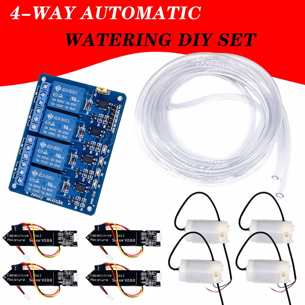 4 Way Automatic Watering Syste - Hydration Sensor Skin recension och pris