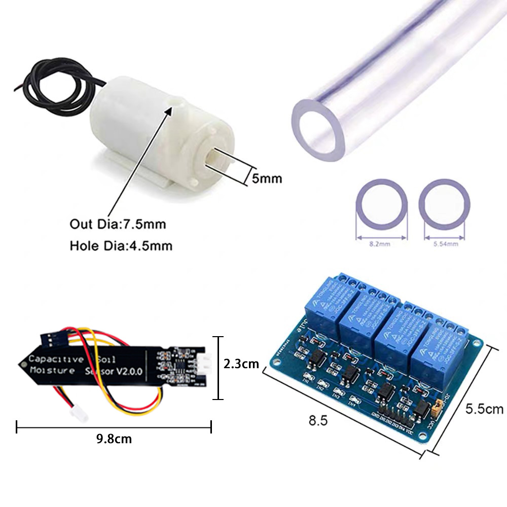 4 Way Automatic Watering Syste - Hydration Sensor Skin recension och pris