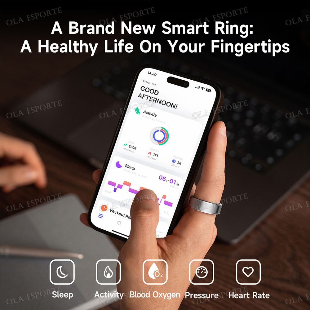 R09 Smart Ring Men Women with  - Temperature Ring Skin recension och pris