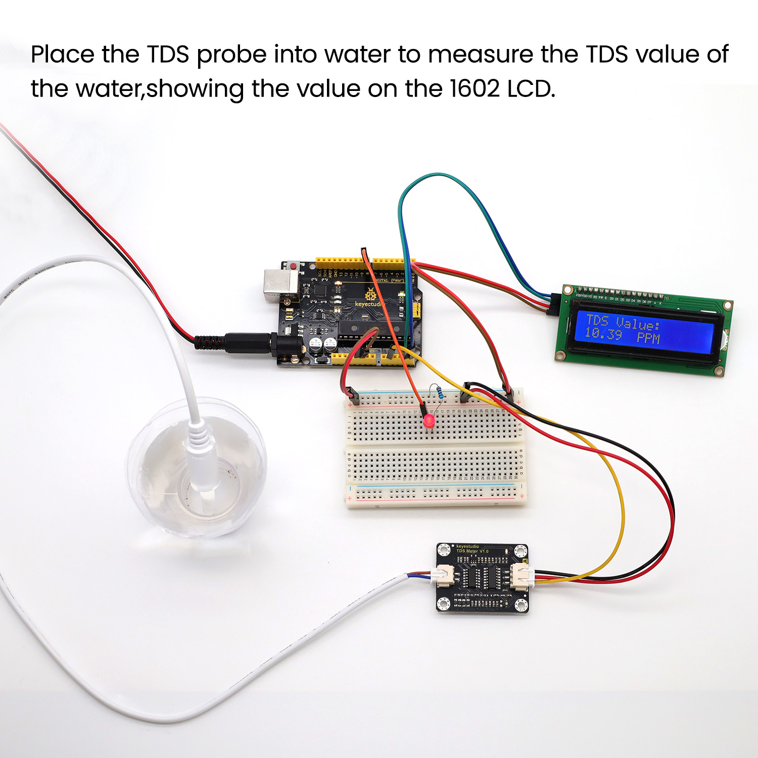 keyestudio TDS Sensor Meter V1 - Hydration Sensor Skin recension och pris