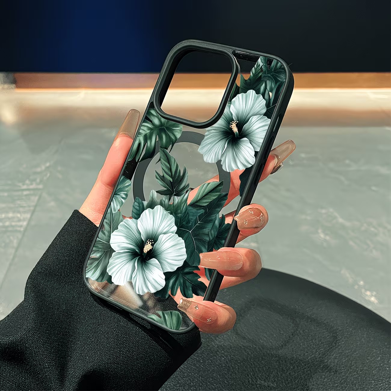 Green Floral Print Phone Case  - Apple Iphone 16 recension och pris